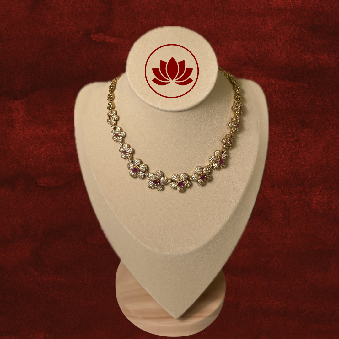Sumana Series: Minimal Necklace and Earring Set