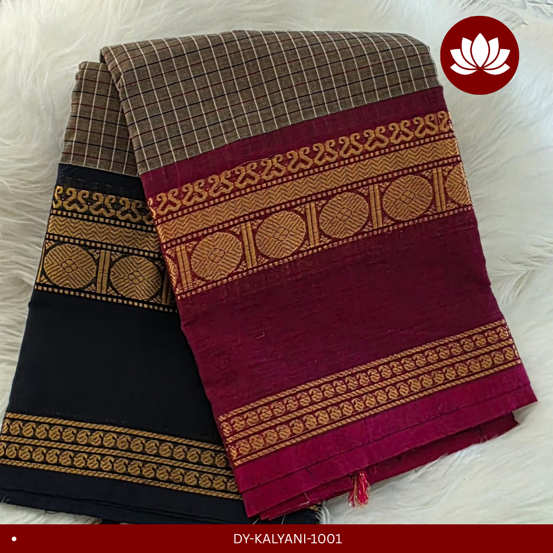 Kalyani  Kanchi Cotton Sarees by Dyuti.