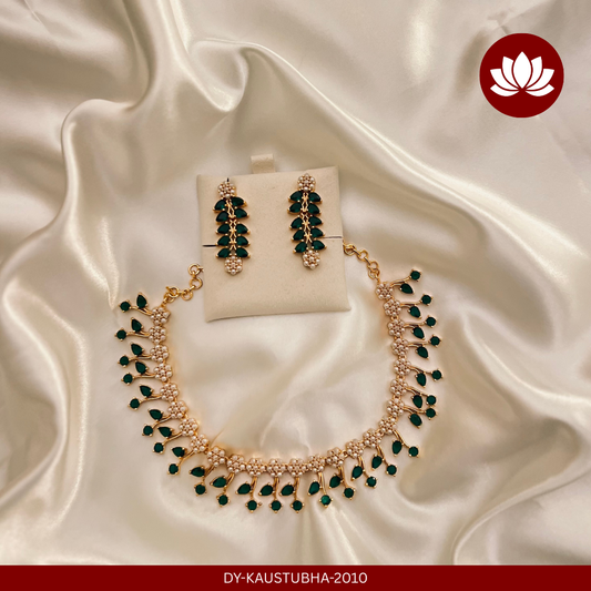 Sumana Series: Stone Necklace and Earring Set