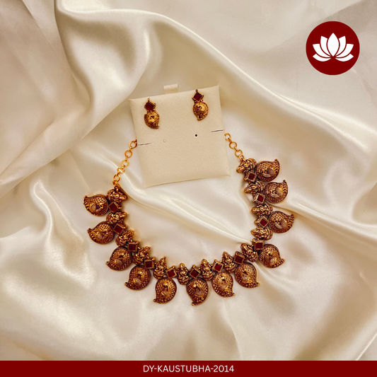 Parampara Series: Mayoora Traditional Mango Necklace and Earring Set